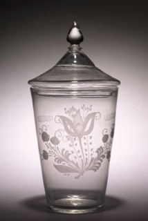 Flip Glass, late 1700s. America, late 18th century. Glass; overall: 33.7 x 16.5 cm (13 1/4 x 6 1/2