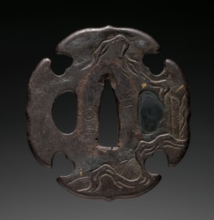 Sword Guard, early 19th century. Japan, Edo Period (1615-1868). Iron; overall: 6.8 x 6.8 cm (2