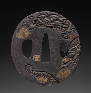 Sword Guard, early 19th century. Japan, Edo Period (1615-1868). Iron; diameter: 6.4 cm (2 1/2 in.).