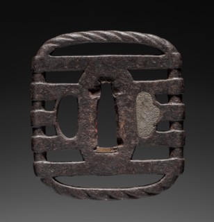 Sword Guard, 1615-1868. Japan, Edo period (1615-1868). Iron; overall: 6.8 x 6.1 cm (2 11/16 x 2 3/8