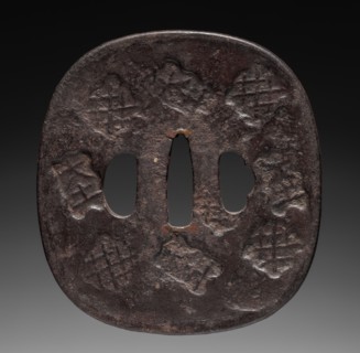 Sword Guard, 1573-1592. Japan, Momoyama period (1573-1615). Iron; overall: 8.4 x 8.6 cm (3 5/16 x 3