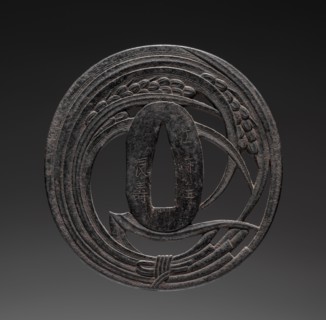 Sword Guard, early 19th century. Japan, Edo Period (1615-1868). Iron; diameter: 7.2 cm (2 13/16 in