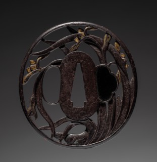 Sword Guard, 1615-1868. Japan, Choshu school, Edo period (1615-1868). Iron; diameter: 7.6 cm (3 in