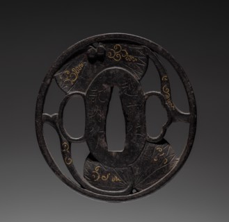 Sword Guard, 17th century. Japan, Edo Period (1615-1868). Iron; diameter: 6.6 cm (2 5/8 in.).
