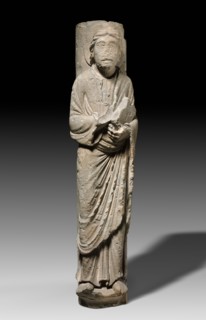 Columnar Figure of an Apostle, c. 1180. France, Champagne, Châlons-sur-Marne, 12th century.