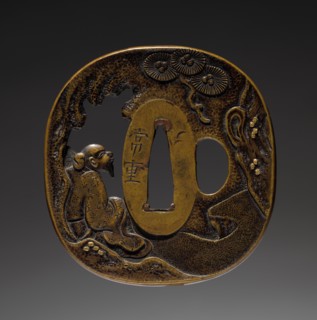Sword Guard, mid 18th century. Japan, Mito School (?), Edo period (1615-1868). Brass; diameter: 7