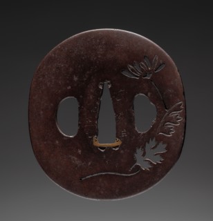 Sword Guard, early 19th century. Japan, Akao School, Edo period (1615-1868). average: 7 x 7.7 cm (2