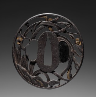 Sword Guard, 1615-1868. Japan, Choshu school, Edo Period (1615-1868). Iron; diameter: 8 cm (3 1/8