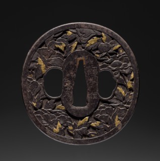 Sword Guard, early 19th century. Japan, Inshu School, Edo period (1615-1868). Iron