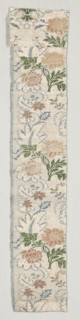 Fragment (Mounted with 1919.544a), 1600s. Italy, 17th century. Brocade, silk; overall: 106.7 x 20.3
