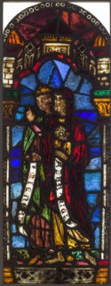 Panel, c. 1200-1225. France, early 13th century. Pot-metal and white glass, silver stain; overall: