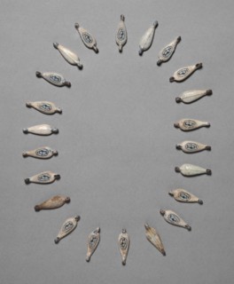 Petal-Shaped Beads, c. 1391-1353 BC. Egypt, New Kingdom, Dynasty 18, reign of Amenhotep III.