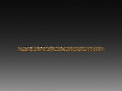 Ornamental Detail, late 1700s. France, late 18th century. Gilt bronze; overall: 1 cm (3/8 in.).