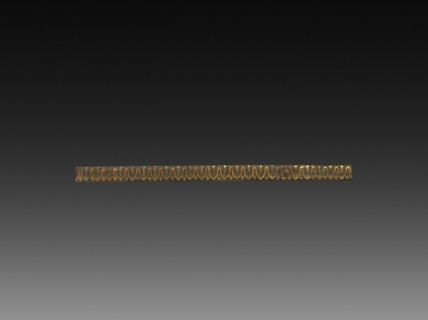 Ornamental Detail, late 1700s. France, late 18th century. Gilt bronze; overall: 1 cm (3/8 in.).