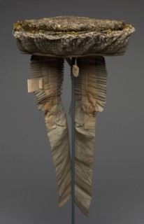 Embroidered Headdress (Called "Triesische"), 1700s. Germany, 18th century. Embroidery, metallic