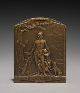 Medal (obverse), 1914-1918. Emile André Boisseau (French, 1842-1923). Bronze; overall: 7 x 5.8 cm