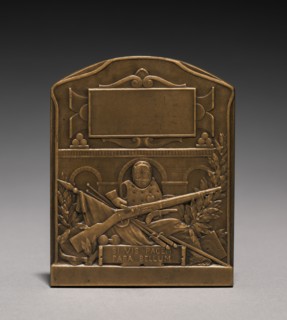Medal (reverse), 1914-1918. Emile André Boisseau (French, 1842-1923). Bronze; overall: 7 x 5.8 cm