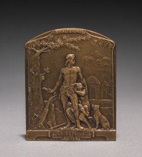 Medal, 1914-1918. Emile André Boisseau (French, 1842-1923). Bronze; overall: 7 x 5.8 cm (2 3/4 x 2