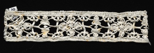 Needlepoint (Reticella) Lace Insertion, 16th century. Italy, Venice, 16th century. Lace,