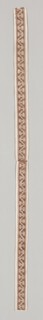 Embroidered Band, 1600s. Italy, 17th century. Embroidery; silk on linen; overall: 4.8 x 108.6 cm (1