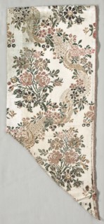 Textile Fragment, mid 1700s. Italy, mid 18th century. Silk; overall: 61 x 24.8 cm (24 x 9 3/4 in.)