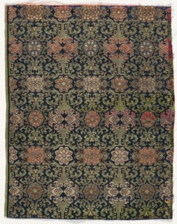Fragment, 1800s. Japan, 19th century. Silk; overall: 47 x 36.2 cm (18 1/2 x 14 1/4 in.)