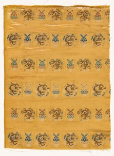 Fragment, 1700 - 1720. China, early 18th century. Silk; overall: 48.3 x 35.2 cm (19 x 13 7/8 in.)