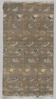 Fragment, 1800s. China, 19th century. Silk; overall: 51.5 x 27.3 cm (20 1/4 x 10 3/4 in.).