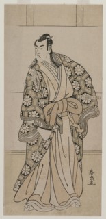 Ichikawa Monnosuke II as a Lord, 1780s. Katsukawa Shunsen (Japanese). Color woodblock print; sheet: