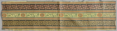 Border, 1800s. China, 19th century. Silk; overall: 74.9 x 19.1 cm (29 1/2 x 7 1/2 in.)