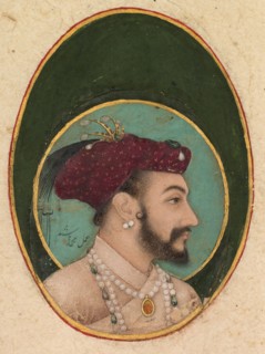 Shah Jahan, c. 1630. Hashim (Indian, active 1598-c.1650). Opaque watercolor, ink and gold on paper;