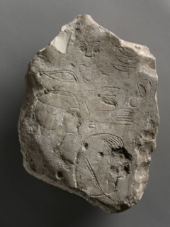 Trial Piece Worked on Both Sides, c. 1391-1353 BC. Egypt, probably Thebes, New Kingdom, Dynasty 18,