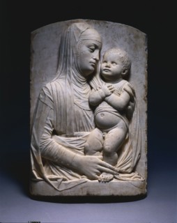 Virgin and Child, c. 1475-1485. Workshop of Pietro Lombardo (Italian, c. 1435-1515). Marble;