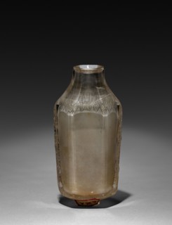 Six-Sided Bottle, 1644-1912. China, Qing dynasty (1644-1911). Rock crystal; overall: 15 cm (5 7/8