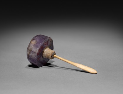 Snuff Bottle (stopper), 1644-1912. China, Qing dynasty (1644-1911). Glass; overall: 8.6 cm (3 3/8