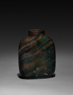 Snuff Bottle, 1644-1912. China, Qing dynasty (1644-1911). Glass; overall: 7.7 cm (3 1/16 in.).