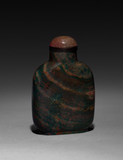Snuff Bottle, 1644-1912. China, Qing dynasty (1644-1911). Glass; overall: 7.7 cm (3 1/16 in.).