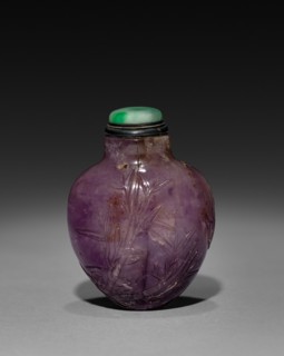Snuff Bottle, 1644-1912. China, Qing dynasty (1644-1911). Glass; overall: 6.4 cm (2 1/2 in.).