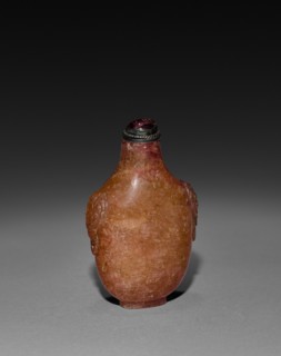 Snuff Bottle, 1644-1912. China, Qing dynasty (1644-1911). Glass; overall: 6.8 cm (2 11/16 in.).