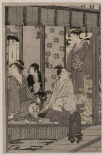 Morning Glory (from the series The Tale of Genji in Elegant Modern Dress), c. 1790. Chobunsai Eishi