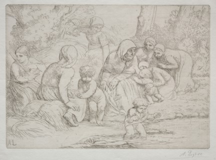 L'Été. Alphonse Legros (French, 1837-1911). Etching