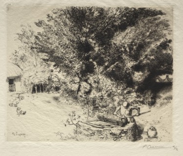 The Pit, 1911. Auguste Louis Lepère (French, 1849-1918). Etching