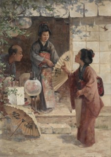 The Last Price, 1895. J. C. Arter. Oil on canvas; unframed: 79 x 56 cm (31 1/8 x 22 1/16 in.).