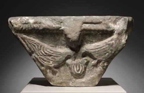 Capital with Birds, 700s-800s. Italy, Migration period, 8th-9th Century. Marble; overall: 27.4 x 32