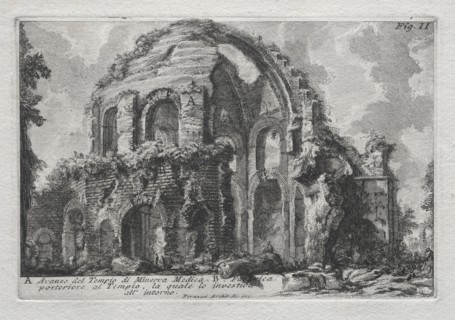 Avanzo del Tempio di Minerva Medica. Giovanni Battista Piranesi (Italian, 1720-1778). Etching and