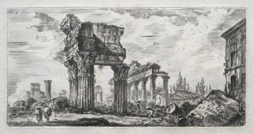 Tempio di Giove Tonante. Giovanni Battista Piranesi (Italian, 1720-1778). Etching and engraving
