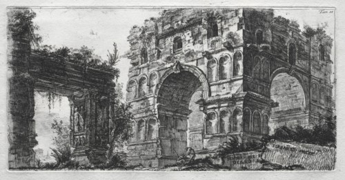Tempio di Diana. Giovanni Battista Piranesi (Italian, 1720-1778). Etching and engraving