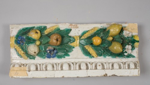 Fragment, c. 1900-1910. Benedetto Buglioni (Italian, 1461-1521). Glazed terracotta; overall: 198.1
