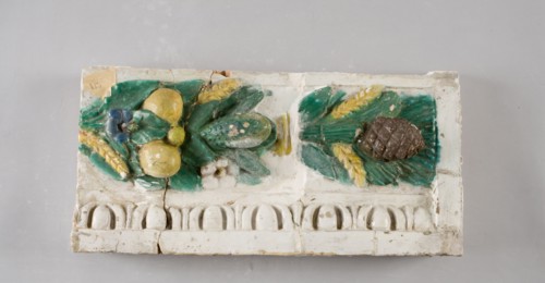 Fragment, c. 1900-1910. Benedetto Buglioni (Italian, 1461-1521). Glazed terracotta; overall: 198.1