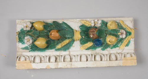 Fragment, c. 1900-1910. Benedetto Buglioni (Italian, 1461-1521). Glazed terracotta; overall: 198.1